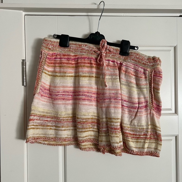 Anthropologie Daily Practice Shorts XL 1X Pilcro Free People Crochet Knit - Picture 2 of 4